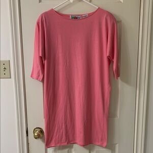🌷3 for$25🌷Sunset Beach, US S, Vintage 80’s Hot Pink 3/4 Dolman Sleeve Dress